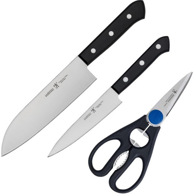 즈윌링 헹켈 칼 세트 로스트프라이 산토쿠 식도 과도 주방가위 3종 10055-013