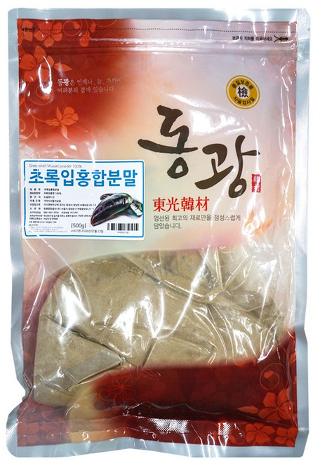 [동광한방몰] 초록입홍합분말/뉴질랜드산, 1개, 500g