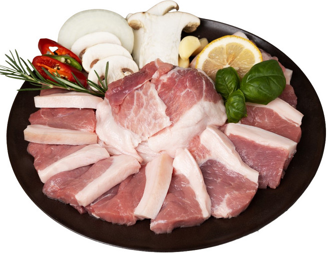 [제주마씸] 제주 흑돼지 돔베고기 수육용, 2개, 500g