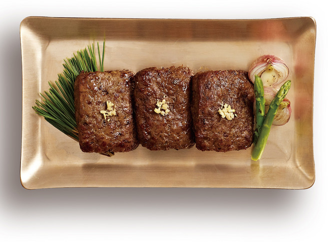 쌍교 구워진 한우떡갈비 즉석 숯불 직화 냉동, 186g, 1개