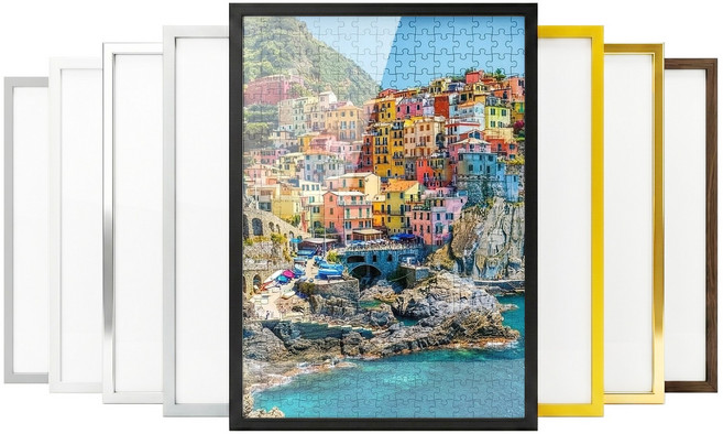 프라모 시그니처 알루미늄 1000피스 퍼즐액자 프레임 51x73.5 cm 전용, 1개, 월넛