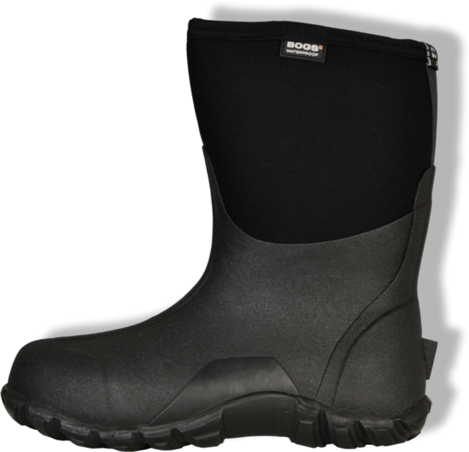 보그스 클래식 미드 방수 부츠 블랙 낚시장화 전문가용, 260