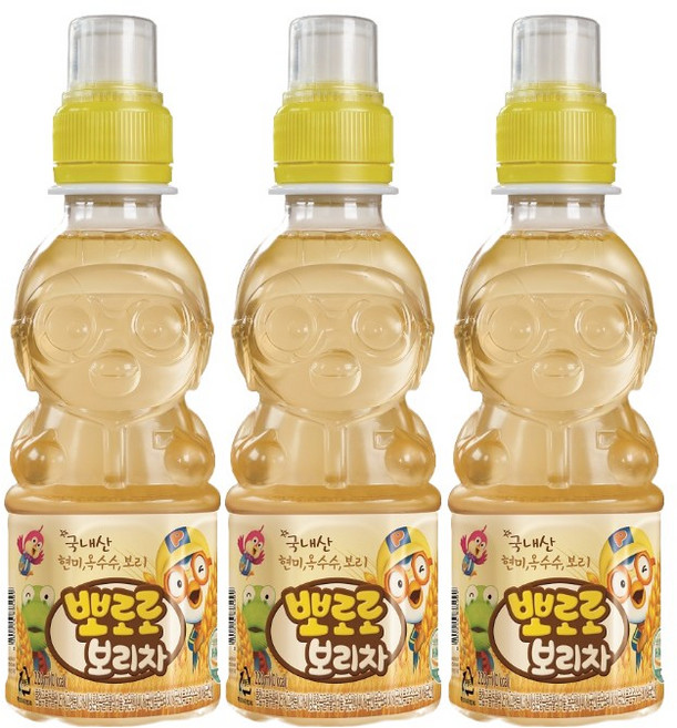 팔도 뽀로로 보리차, 220ml, 24개