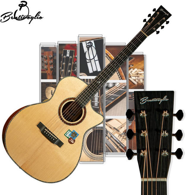 [All New / 리뉴얼] 벤티볼리오 MP502lvc GA 베벨컷 올솔리드 통기타, 1개