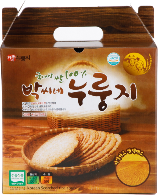 박씨네누룽지 (150g)_ 박씨네누룽지, 150g, 5개