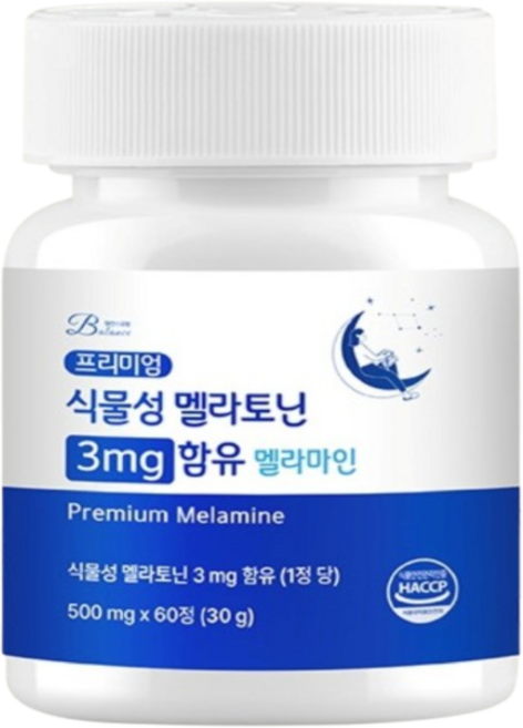 밸런스궁합 식물성 멜라토닌, 1개, 60정