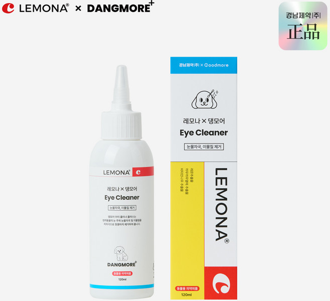 댕모어 레모나 반려동물 아이 클리너 플러스, 120ml, 1개