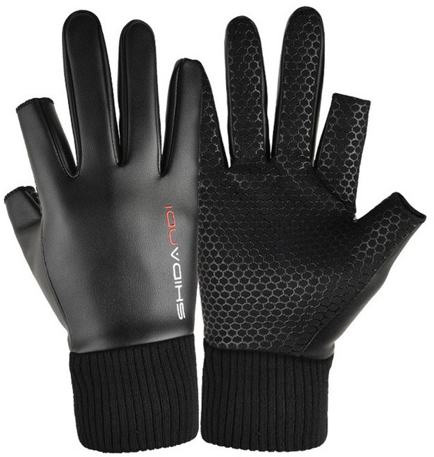 래셔널 오토바이 손가락 터치 방한 방수 장갑 배달대행 퀵서비스 자전거 겨울장갑, 프리사이즈