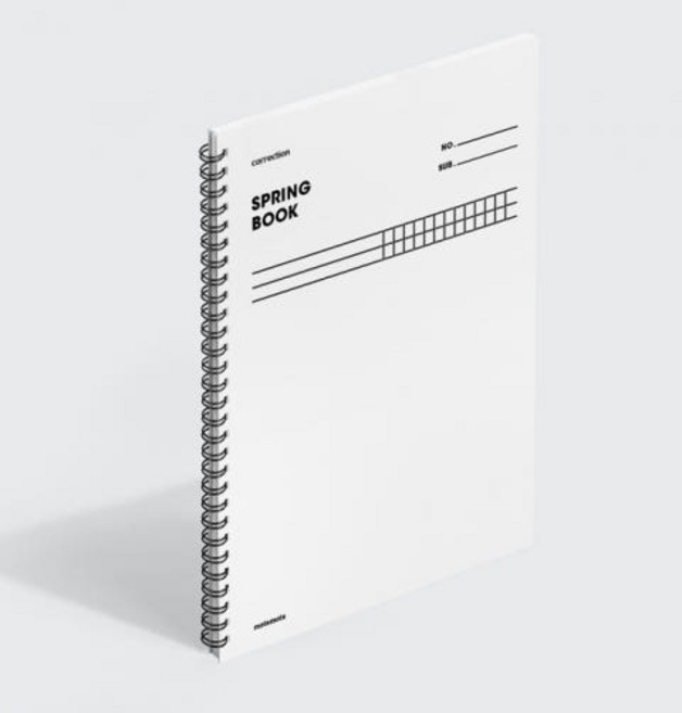 모트모트 스프링북 오답노트, 화이트