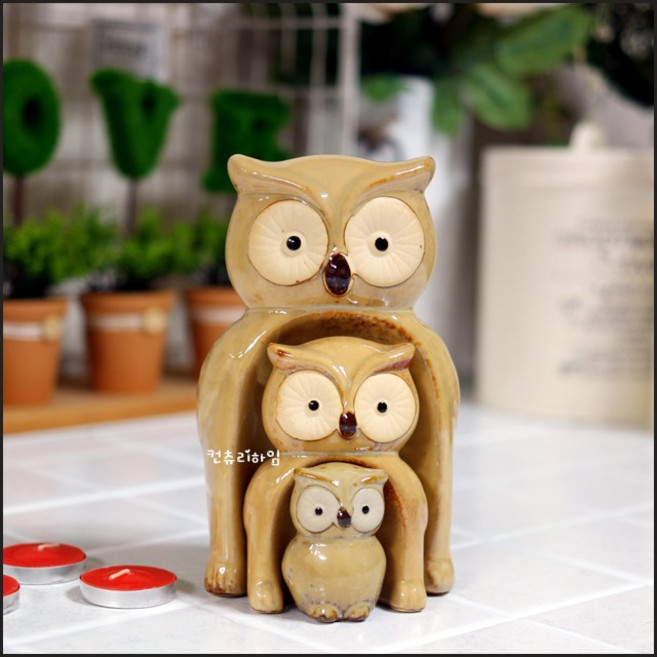 코알라 부엉이 3p 부엉이소품 부엉이캔들
