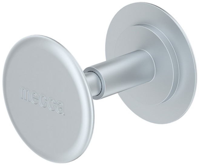 mecca 아파트 현관 방화문 보조키마개 보조키 열쇠구멍 막음 홀캡 외시경마개, 크롬무광, 1개