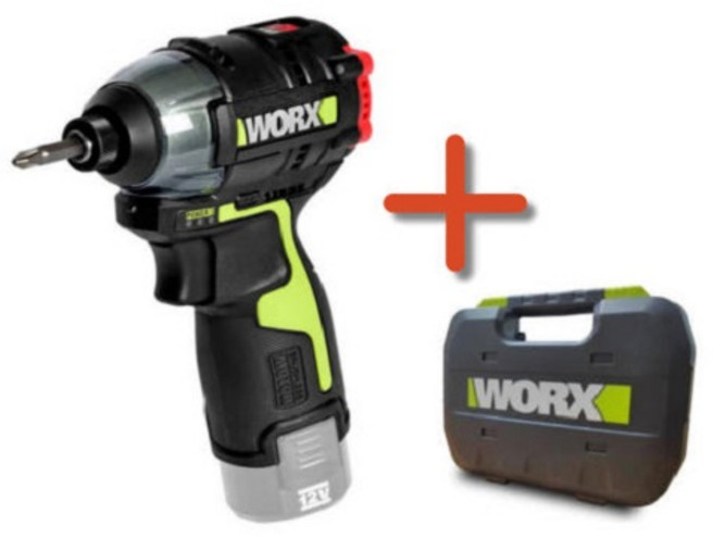 WORX 충전 임팩 드라이버 베어툴 WU132.9, 1개