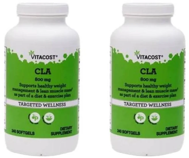 비타코스트 CLA 800mg 소프트젤 240정, 2개 - 쿠팡