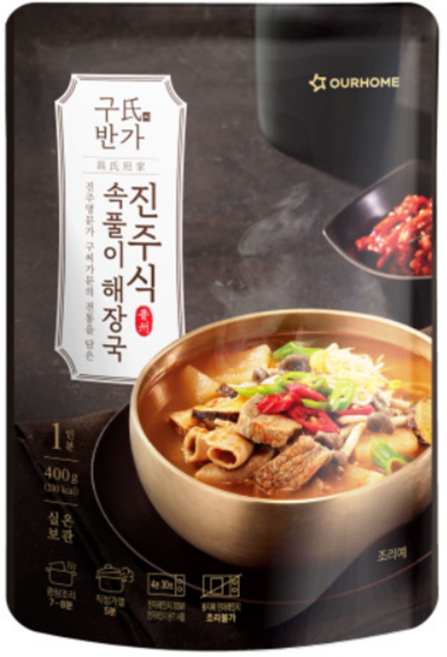 아워홈 구씨반가 진주식 속풀이 해장국, 400g, 6개