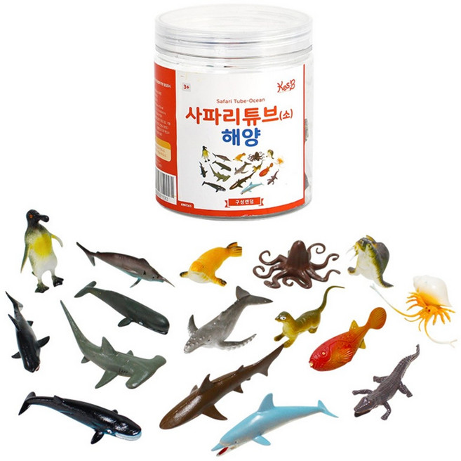 CO 바다동물 미니 피큐어 세트 디테일한 디자인 [구성-랜덤발송] 아이들이 좋아하는 미니완구, 1세트