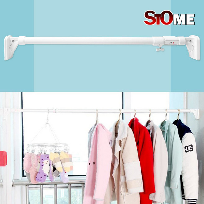 스토움 강력압축봉 옷걸이봉 초강력 옷 행거봉 커튼 압축봉 커튼봉 WB-310 (179cm~310cm), 강력압축봉 WB-310