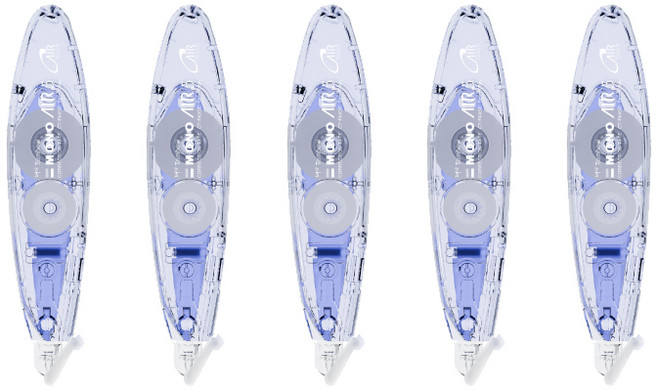 톰보 모노에어 펜타입 수정테이프 1갑, 하이드레인저, 5개