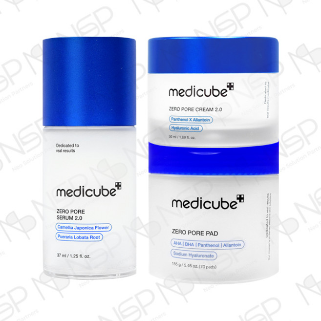 오늘출발메디큐브 제로 모공 3종 세트 (패드+세럼+크림)빠른배송, 1세트
