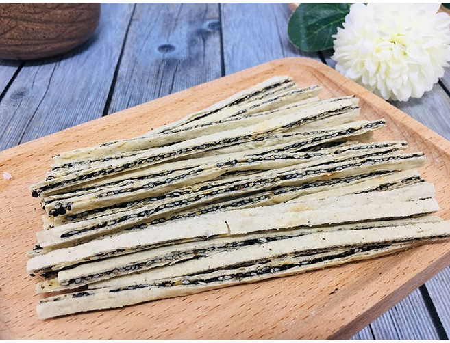 芝麻夾心絲 黑芝麻鱈魚香絲 糖果風暴, 1個, 黑麻夾心絲(120g)