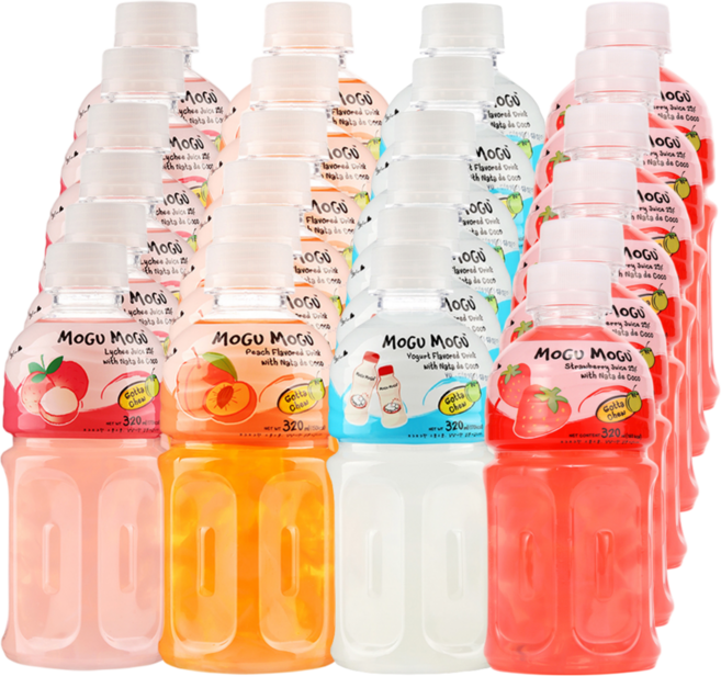 [쿨앤드몰] 모구모구 리치6+복숭아6+요거트6+딸기6, 24개, 320ml