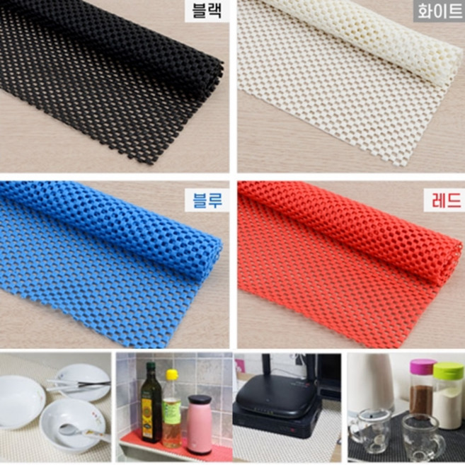 주방 도마 밀림 방지 논슬립 매트 도마 밑 깔개 미끄럼 패드 안밀리게 싱크대, 사이즈,색상, 38x92cm - 화이트, 1개