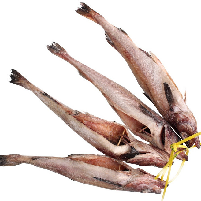 바다받아 반건조 코다리 손질 명태 국내가공 구이 찜, 1개, 대 (1줄3마리) 1-1.5kg