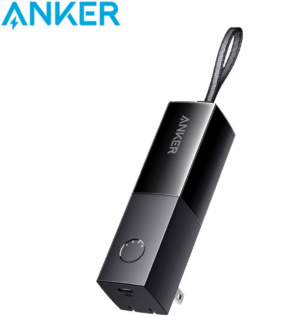 Anker 511 PowerCore 5000mAh 行動電源 公司貨 2年保固 A1633 小巧 便攜, 黑色