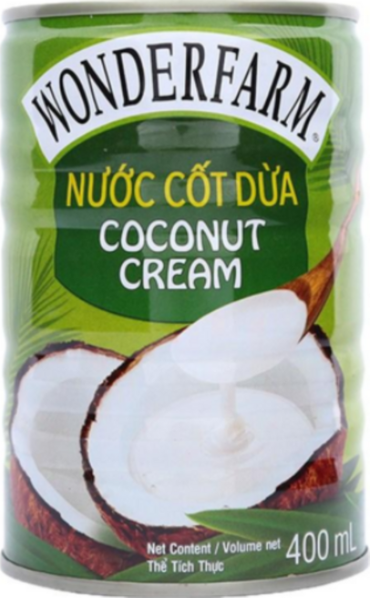 [루츠팜] 원더팜 코코넛크림 400mlX24개 베트남 코코넛 크림 coconut cream, 24개, 400ml
