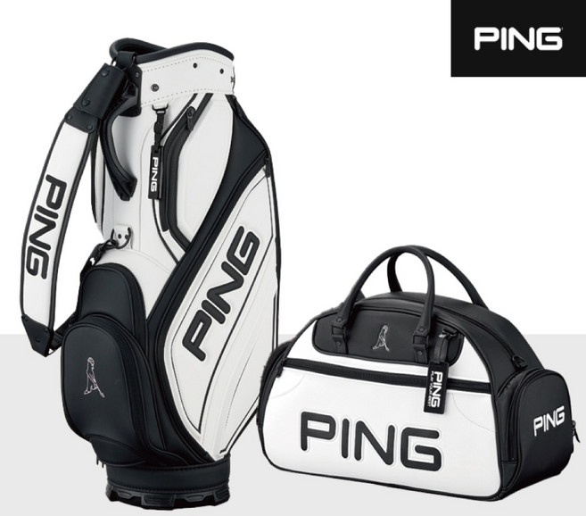 2025 핑 스포티 X1 보스턴백 캐디백 세트 [남성용][2COLORS], 블랙