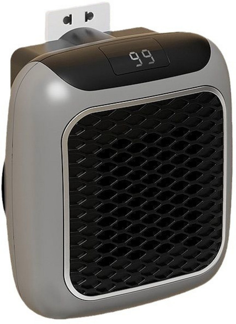 독일 기술 미니 욕실온풍기 소형 벽걸이 전기히터 난로 온열기 리모컨증정, 단품