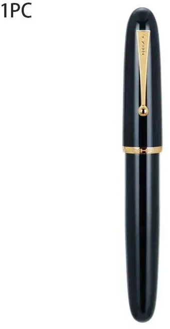 JINHAO 9019 만년필 아이보리 빅 사이즈 송진 펜 EF/F/M 대형 컨버터 문구 사무실 학교 용품 필기, 02 EF(Approx 0.38mm), 07 Dark Blue