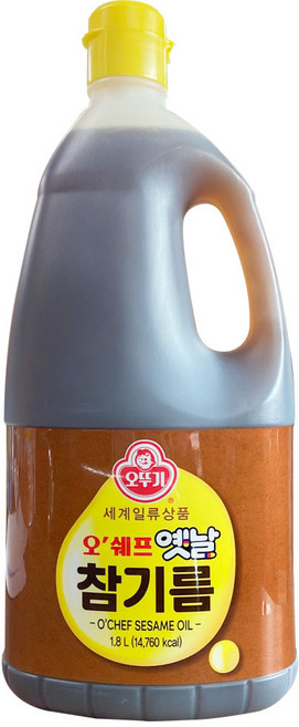 오뚜기 옛날 참기름, 2세트, 1.8L