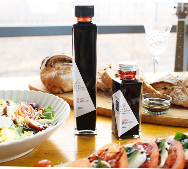 토굴발효 복분자 발사믹 식초, 1개, 100ml