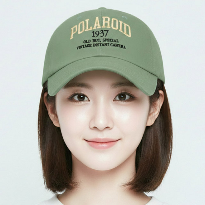 [국산] 베이직엠 남성 여성 사계절 야구모자 볼캡 POLAROID