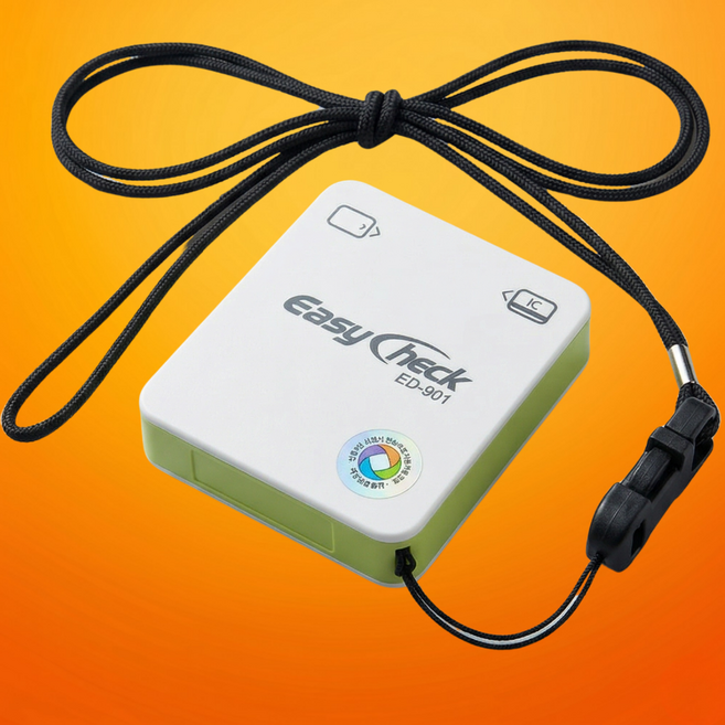 이지체크 ED-901 신용 카드단말기 무선 이동식 휴대용, 1개