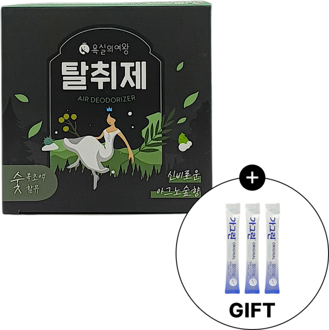 욕실의여왕 탈취제 방향제 아그노숲향 화장실 담배 냄새 제거, 230g, 1개