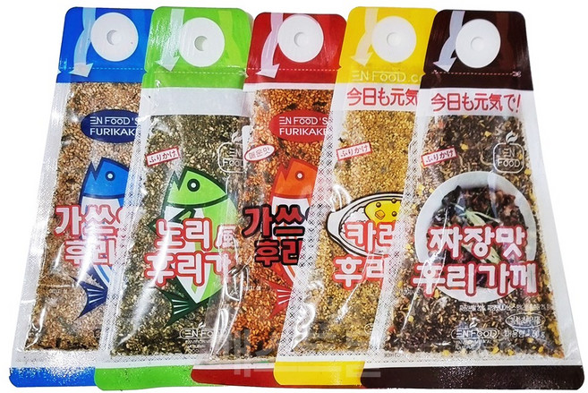이엔 후리가께 5종 세트구성, 1세트, 250g
