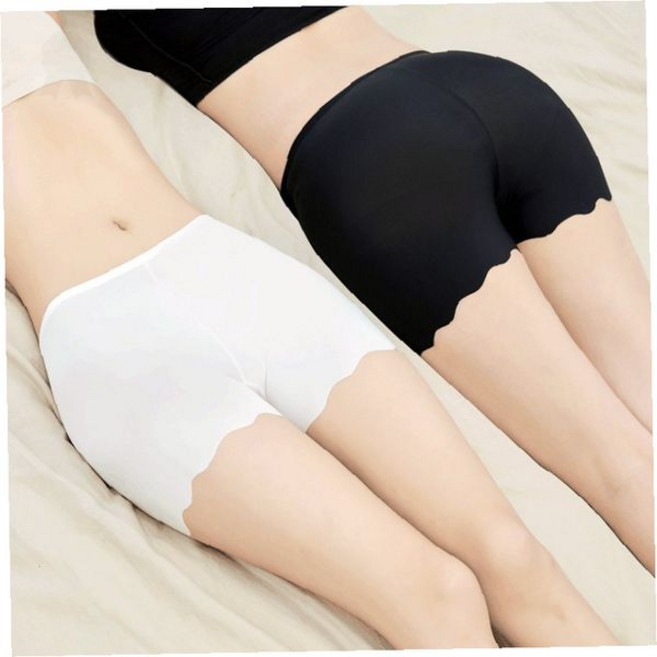 쿨링 3부 속바지 레이스 헴라인 여성 치마 안감 팬츠 물결 마감 비침 방지 여름