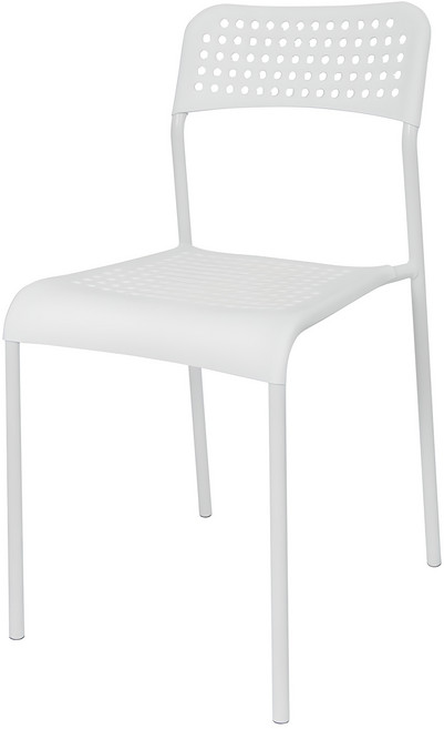 에이디 인테리어 체어, 화이트, 1개