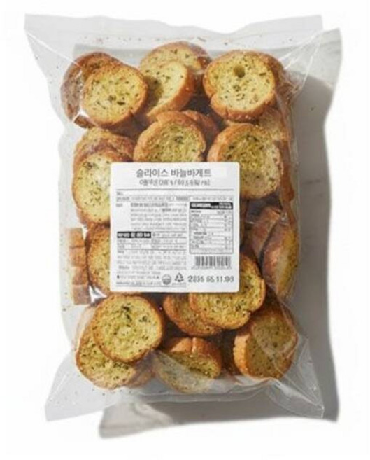 (매장정품) 식품 마늘바게트 바삭한 슬라이스 800g 250060