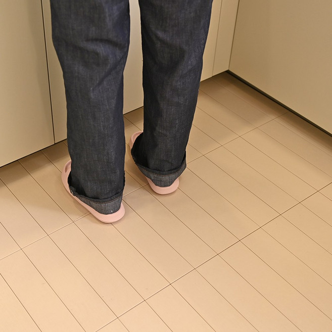 연필트리 일자형 조립식 데크타일 베란다 바닥재, 소프트 베이지, 36개