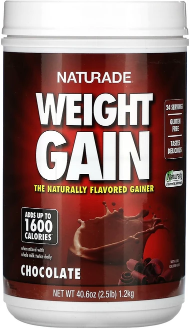 Naturade Weight Gain Chocolate 2.5 lb 1.2 kg, 1개 - 쿠팡