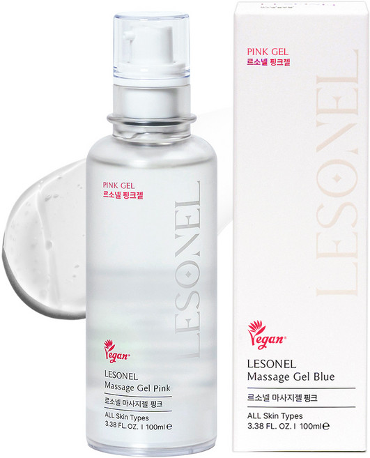 [르소넬 핑크젤] 글리세린 파라벤 향료 색소 무첨가 4050 커플 부부 수용성 마사지 젤 (오염방지 진공용기), 100ml, 1개