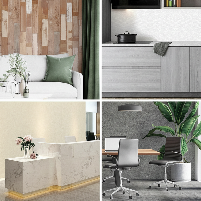 데트 50cmX2.5m 인테리어 필름지 벽지 리폼 작업 인테리어필름 방문 시트지 가구 시공 가심비 가성비, 데코시트 50cmX2.5m/빈티지 하모니, 빈티지 하모니