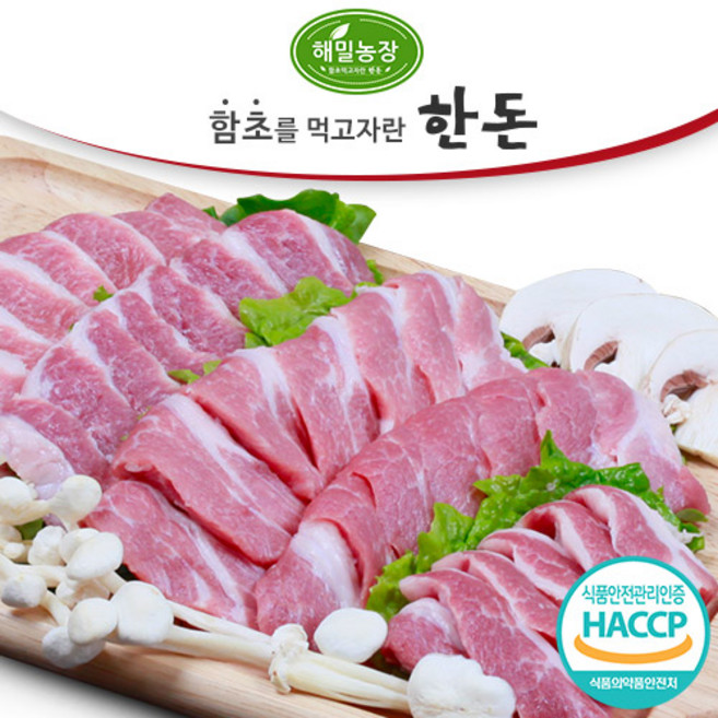 [해밀농장] 함초를 먹여 키운 한돈 가브리살 500g, 1