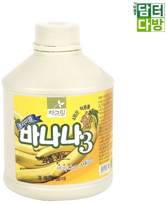 850ml 차그림 원액 농축과일원액 바나나, 1개, 1ml