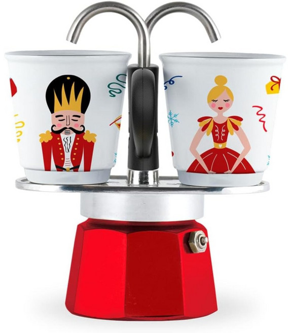 Bialetti 비알레띠 모카 미니 익스프레스 커피 메이커 레드 2컵