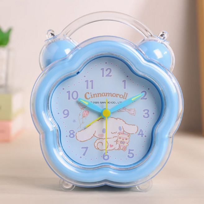 귀여운 케릭터가 있어 자꾸 보고싶은 시나모롤 음악 알람 탁상시계, 블루스카이