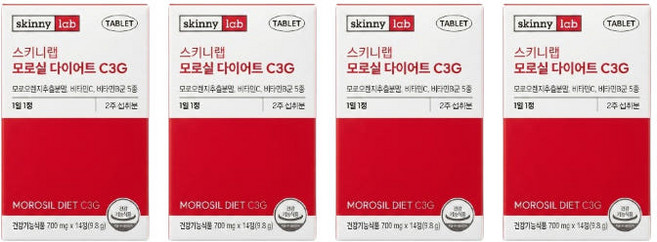 스키니랩 모로실 다이어트 C3G, 14정, 4개