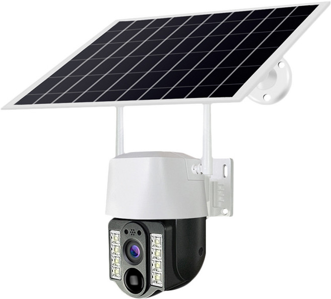 監控王 網路攝影機 太陽能供電 4G SIM卡 旋轉鏡頭 雙向通話 移動追蹤 紅外夜視, 監控王 V380 Pro 2K,+64G記憶卡+365天10G流量卡